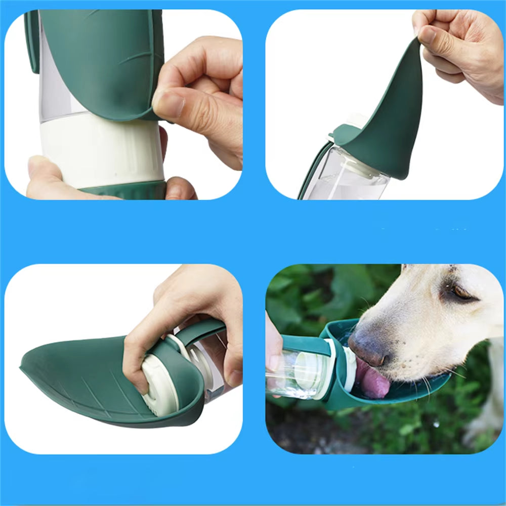 Portable Pet Water Bowl Food Feeder